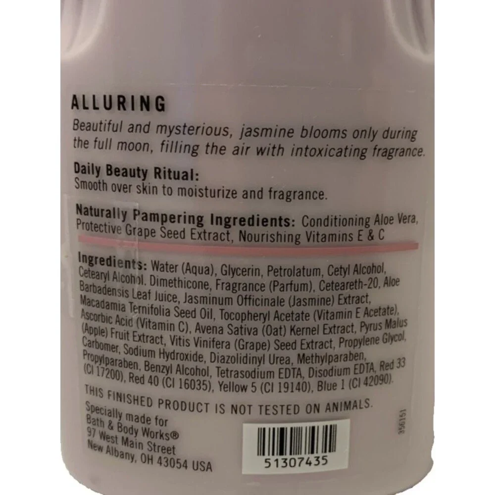 Bath & Body Works Night Blooming Jasmine Body Lotion 8oz New Old Stock
